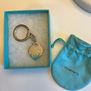 Tiffany & Co. Keychain/ Pendant Heart Color Splash